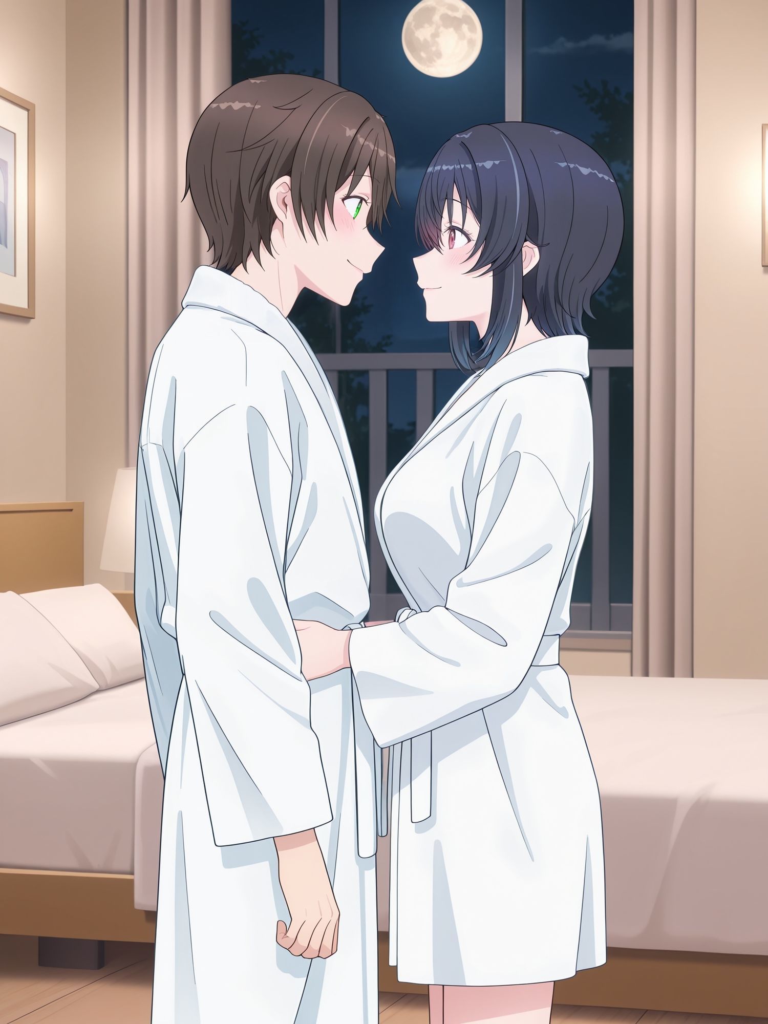 中出しイチャラブセックスした話  朝〇海×前〇真樹  イラスト集  【クラスで〇番目に可愛い女の子と友だちになった】 - サンプル画像 1
