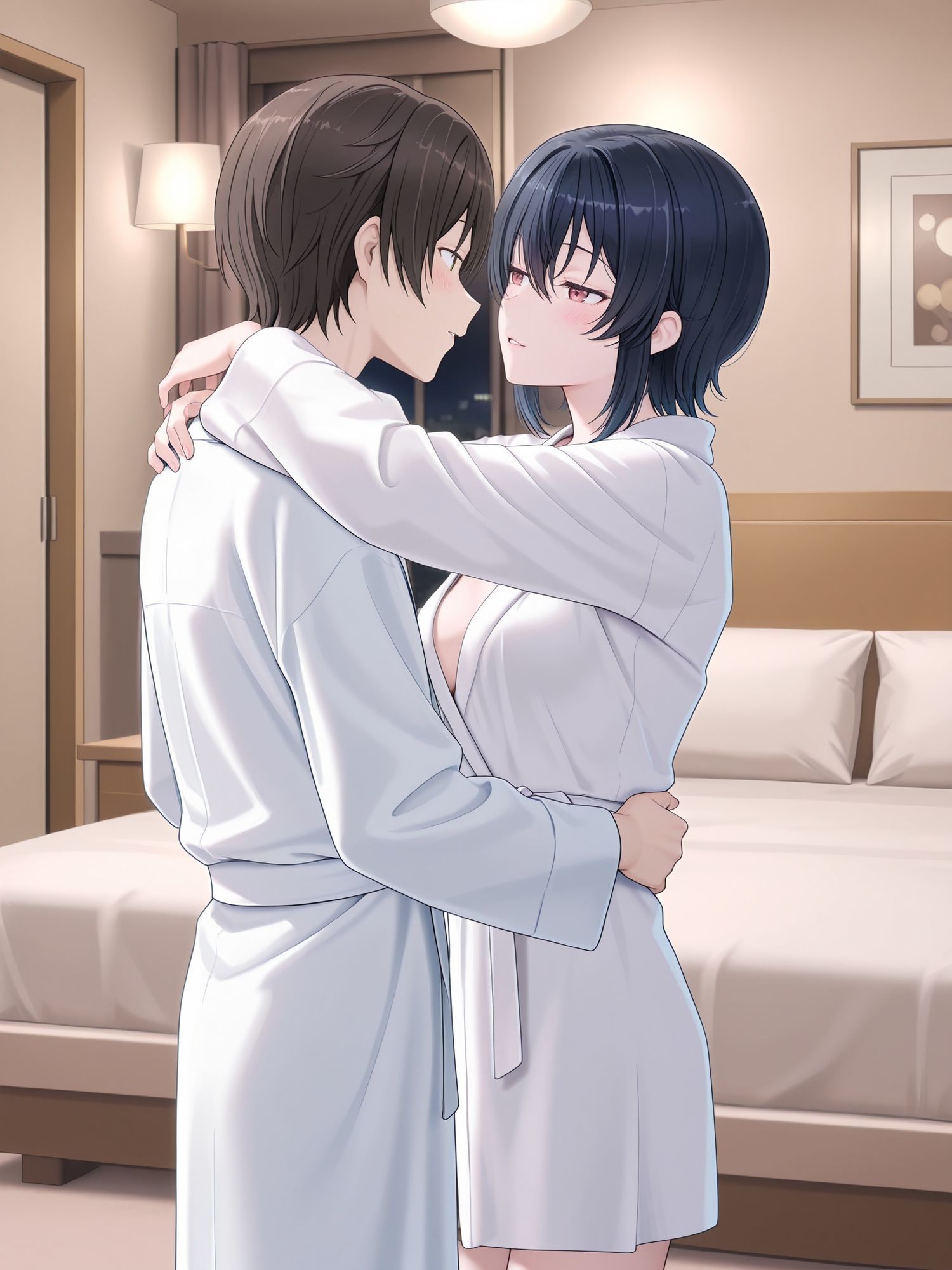 中出しイチャラブセックスした話  朝〇海×前〇真樹  イラスト集  【クラスで〇番目に可愛い女の子と友だちになった】 - サンプル画像 2