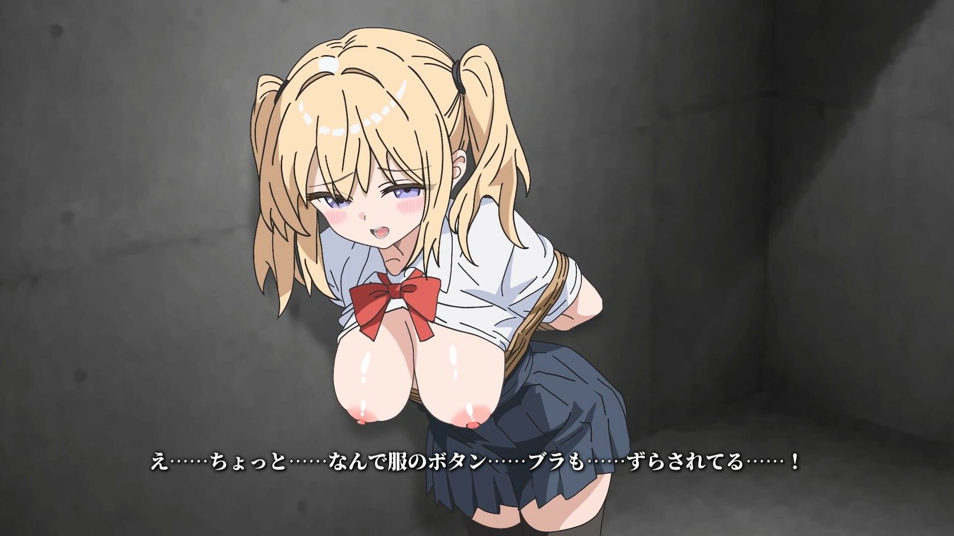 【Live2Dアニメ】拘束された少女が生意気な態度で抵抗した結果… - サンプル画像 2