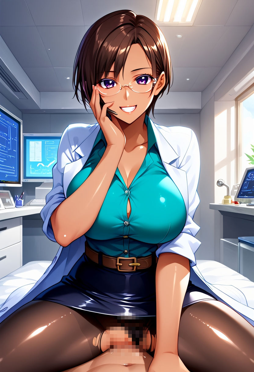 AIさんに描いてもらった魅力的なサンプル採取する研究員さん - サンプル画像 7