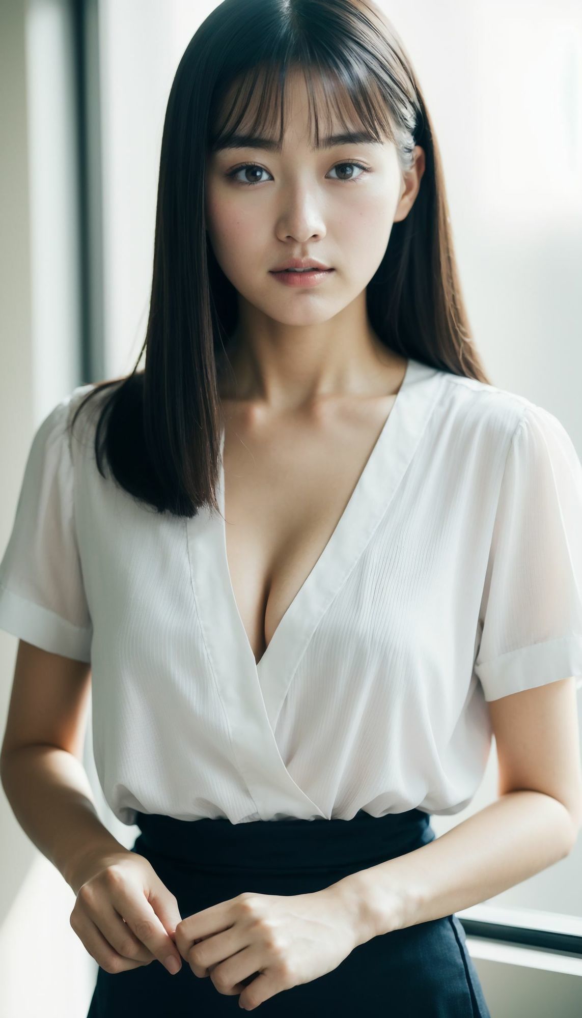 大和撫子 秘められた胸の谷間 第1巻 オフィスレディーの日常と隠し事 - サンプル画像 2