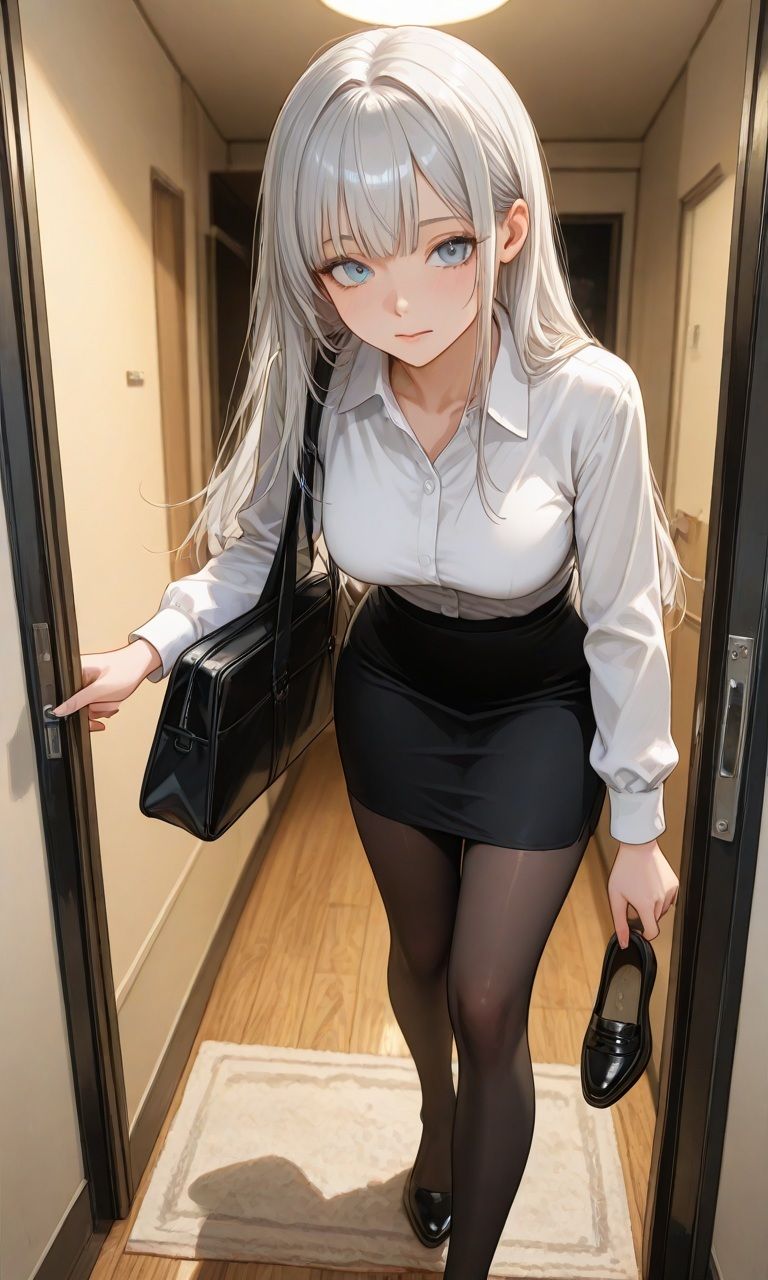 仕事帰りの着衣入浴 - 濡れ透けバスタイム - - サンプル画像 1