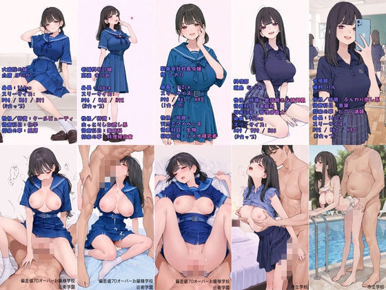 「巨乳爆乳50人！」長乳ロケットおっぱいに上向きおっぱいも！オレのハメ撮り図鑑 - サンプル画像 8
