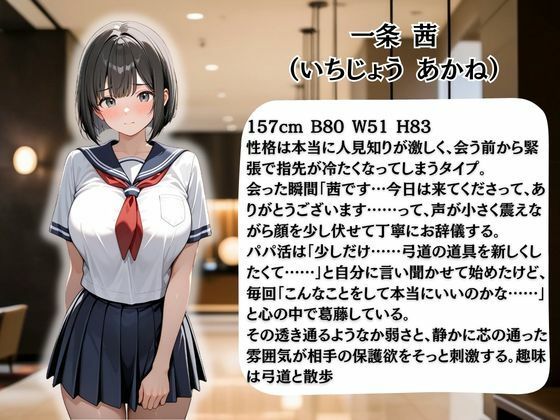 パパ活女子校生の秘密の性交記録No.9 あかね - サンプル画像 1