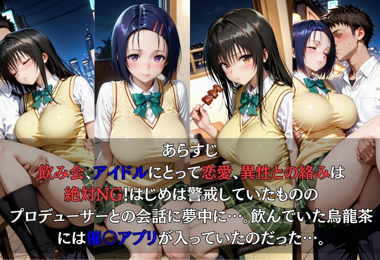 「催●飲み会で強●枕営業！ 〜アイドル志望の純情ボディが喰い散らかされる夜〜」 - サンプル画像 1