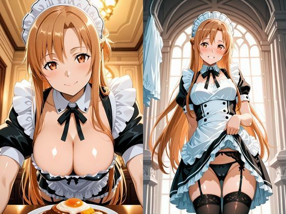 【甘々彼女記録。Ep07】ア〇ナ 甘やかしメイド編 499枚CG集 - サンプル画像 3