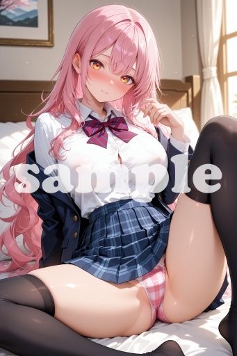 「ねえ…集中できない」制服彼女とお家えっち【CG130枚＋動画2分18秒】 - サンプル画像 7