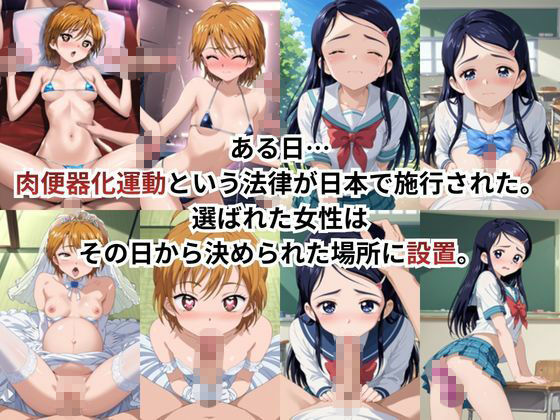 肉便器化運動法律が施行された世界！〜美〇なぎさ＆雪〇ほのか編〜 - サンプル画像 1