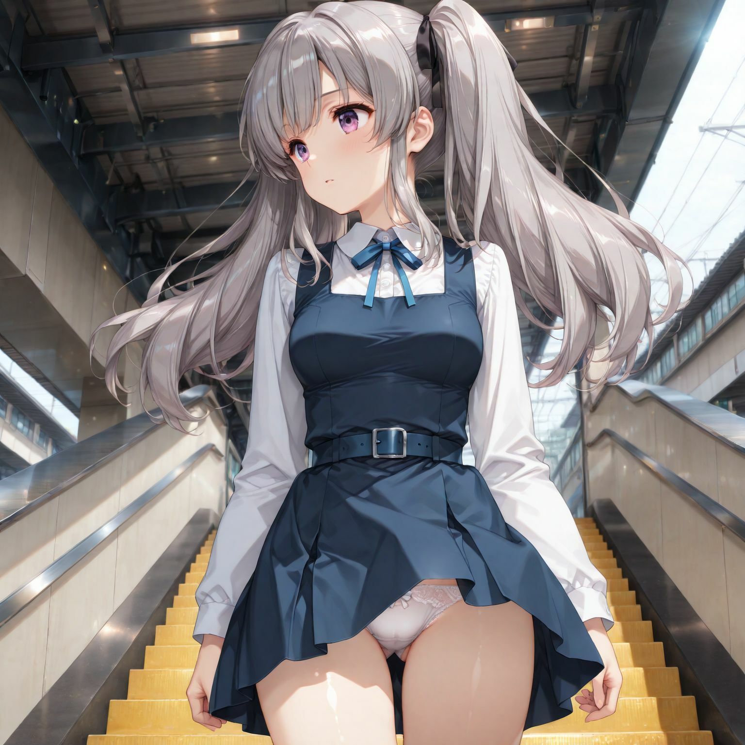 幽〇霧子の痴●電車 - サンプル画像 1