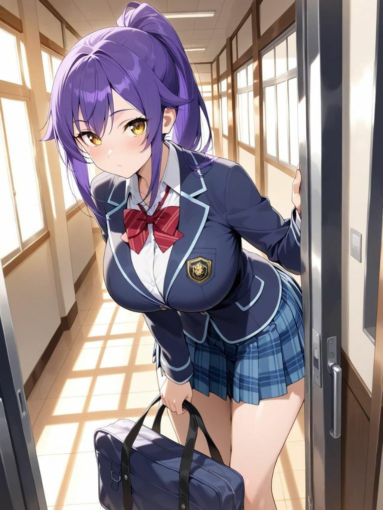 恥じらい巨乳ギャルの淫らな放課後 - サンプル画像 1