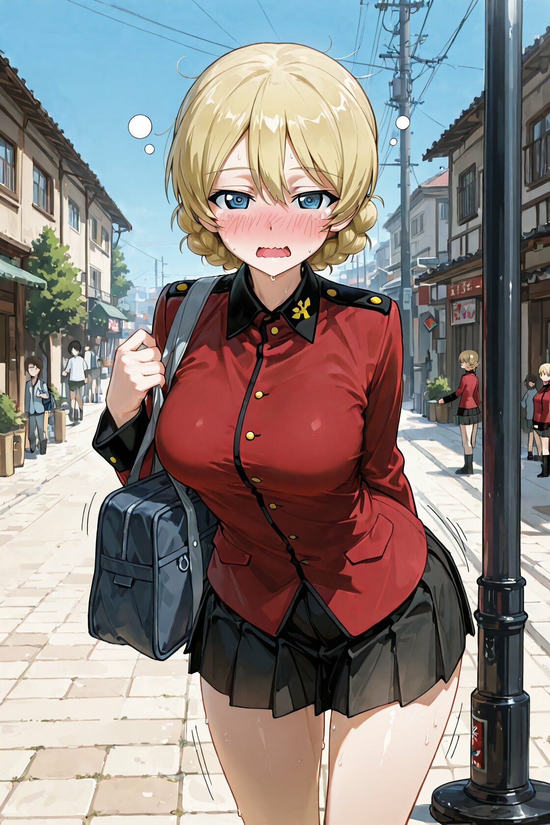 特殊な催●アプリを使って エッチモードになった戦車女子たち - サンプル画像 5