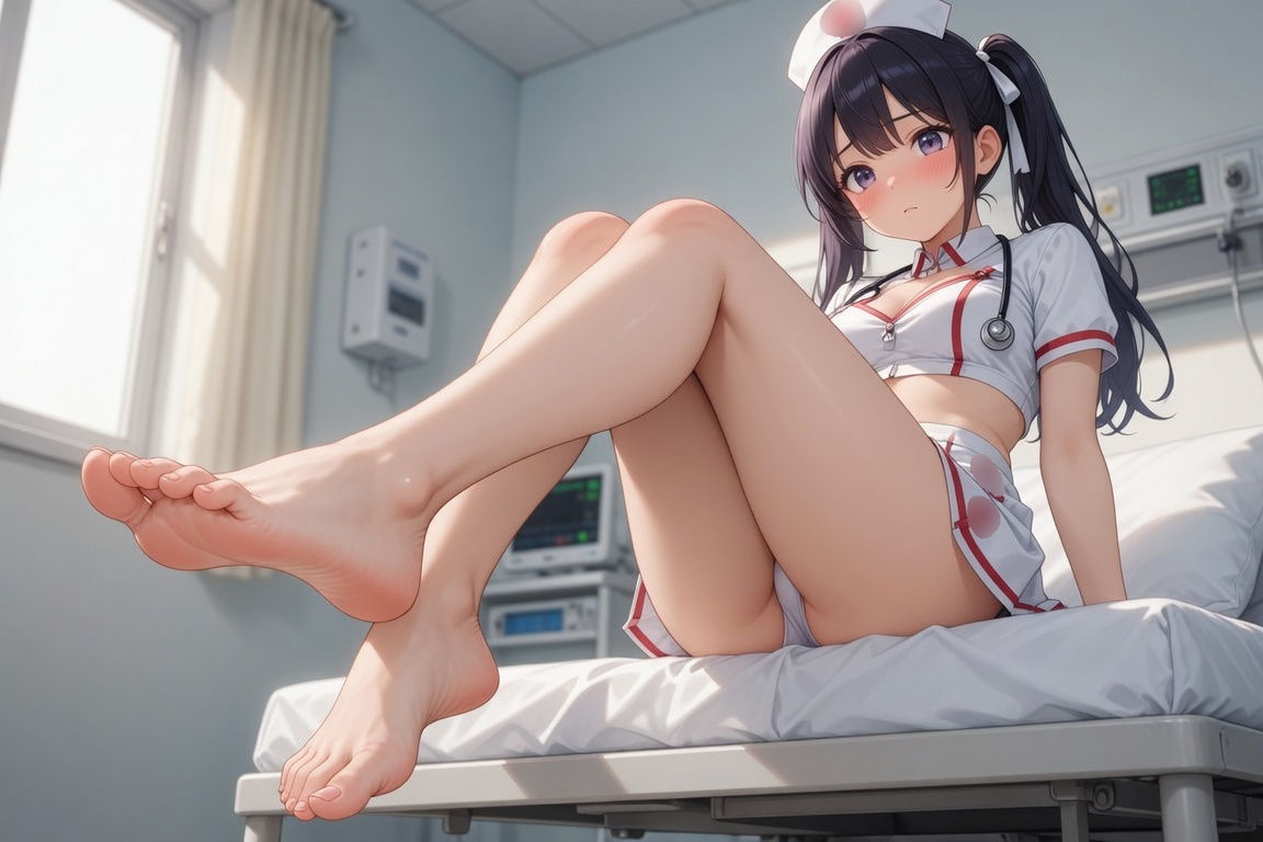 無防備な素足【脚・足裏CG集/全60枚】 - サンプル画像 3