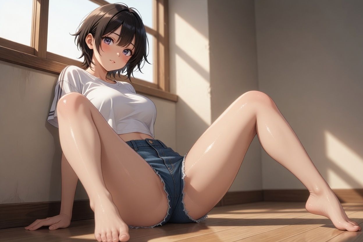 無防備な素足【脚・足裏CG集/全60枚】 - サンプル画像 4