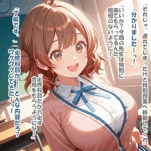 パイズリ異能力おじさん  思考同調 編 - サンプル画像 1
