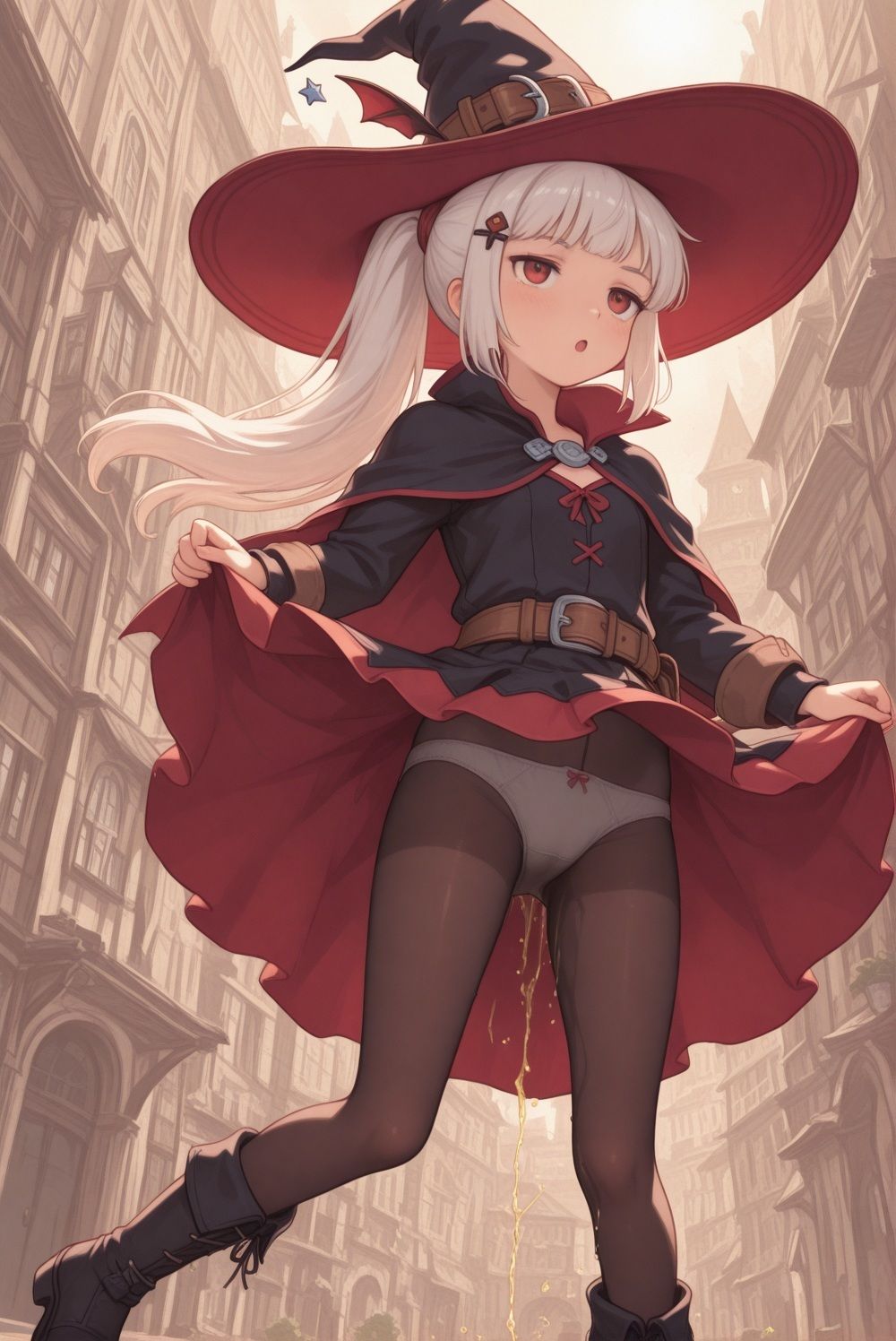 魔女とおもらしの日々 - サンプル画像 5