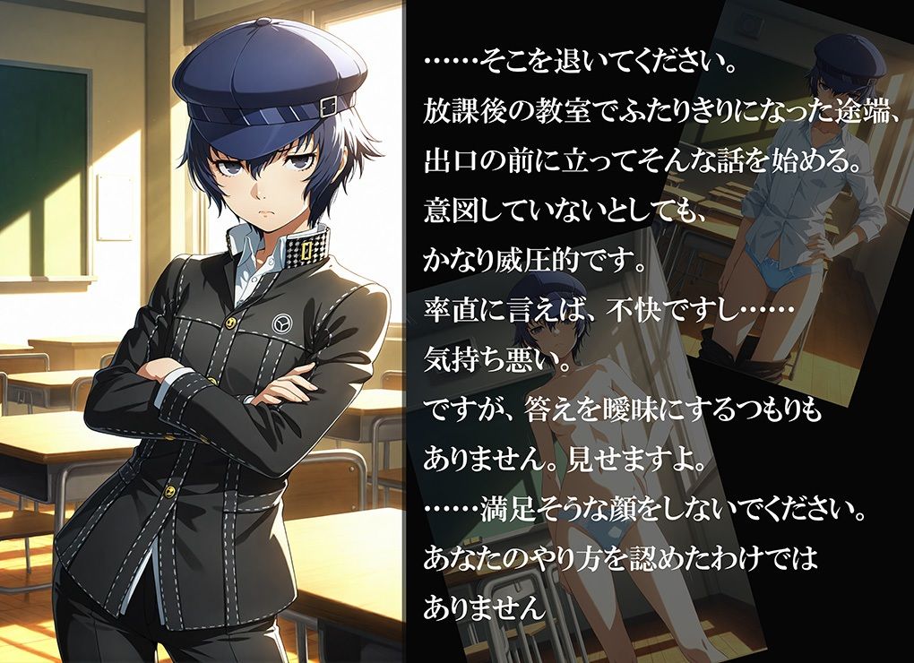 【CG500枚！】Per（はーと）ona4 嫌パン＆嫌パイ！嫌な顔でパンツとおっぱいを見せる仲間たち - サンプル画像 9