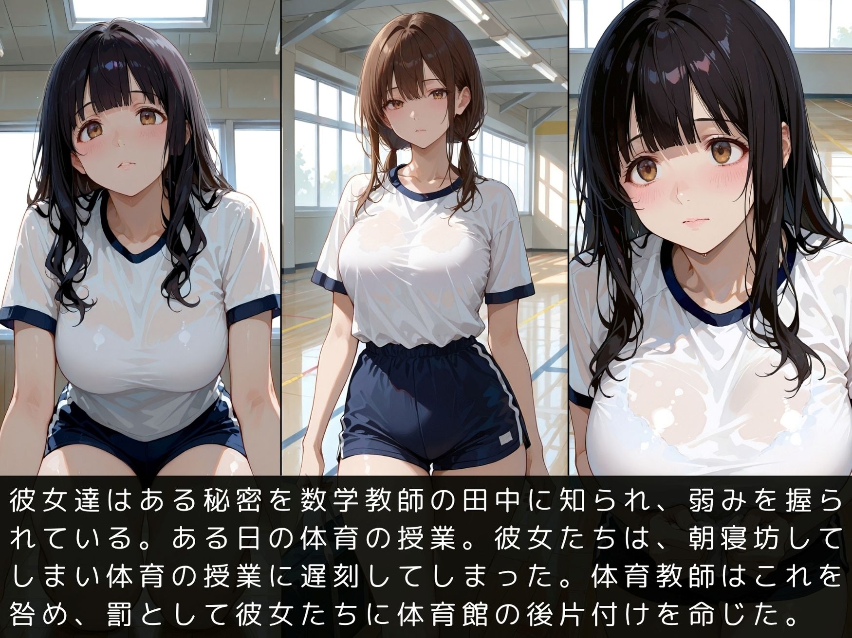 放課後の性指導〜禁断の記録〜体育館編 - サンプル画像 4