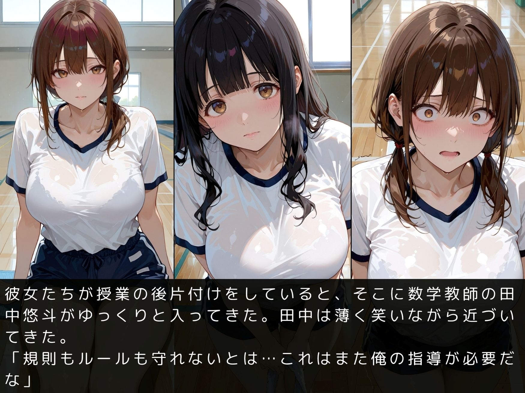 放課後の性指導〜禁断の記録〜体育館編 - サンプル画像 5