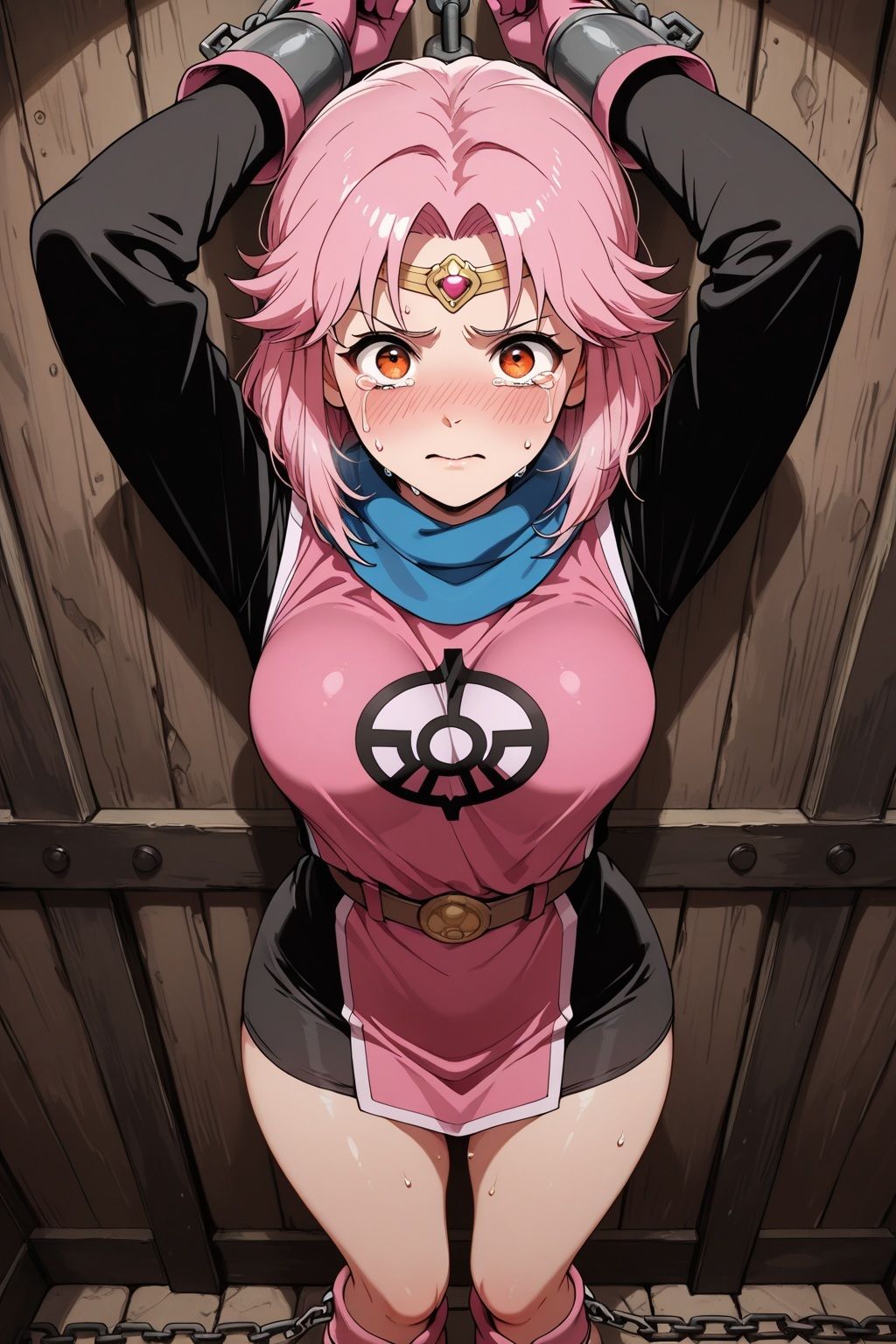 投獄された僧侶戦士 囚われたマァム - サンプル画像 4