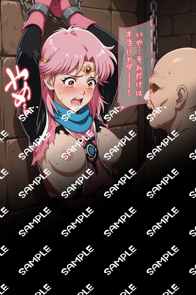 投獄された僧侶戦士 囚われたマァム - サンプル画像 9
