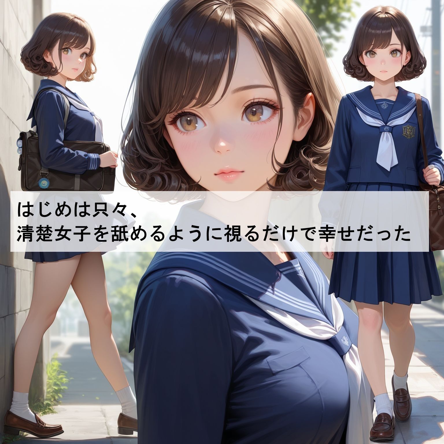 ある日、僕は神の眼を手に入れました。-女子校生のラッキーパンチラを追い求めた男の奇蹟- - サンプル画像 1