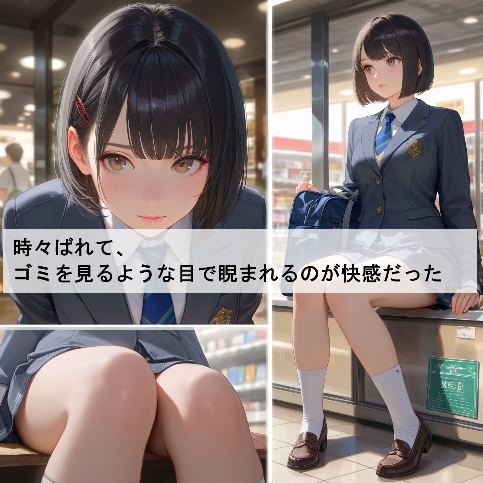 ある日、僕は神の眼を手に入れました。-女子校生のラッキーパンチラを追い求めた男の奇蹟- - サンプル画像 2