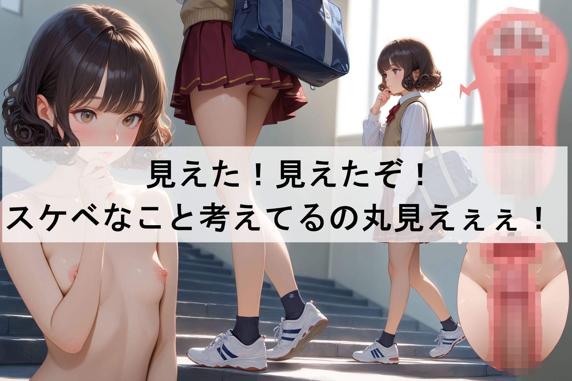 ある日、僕は神の眼を手に入れました。-女子校生のラッキーパンチラを追い求めた男の奇蹟- - サンプル画像 8