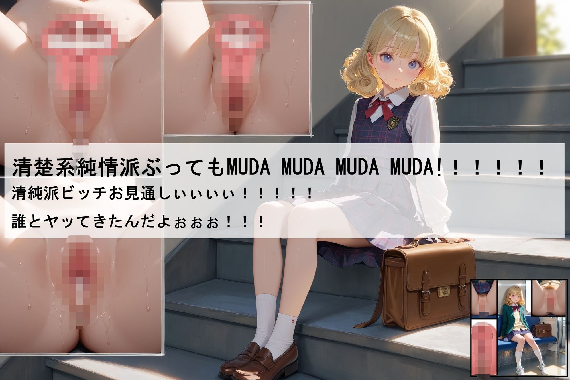 ある日、僕は神の眼を手に入れました。-女子校生のラッキーパンチラを追い求めた男の奇蹟- - サンプル画像 9
