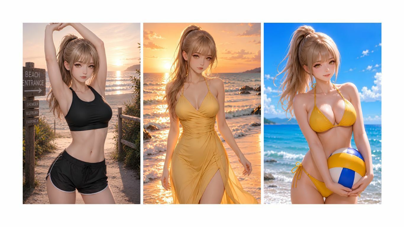 Five Colors Summer Memories 〜海辺の休日〜 Vol.2 夏川陽菜 - サンプル画像 1