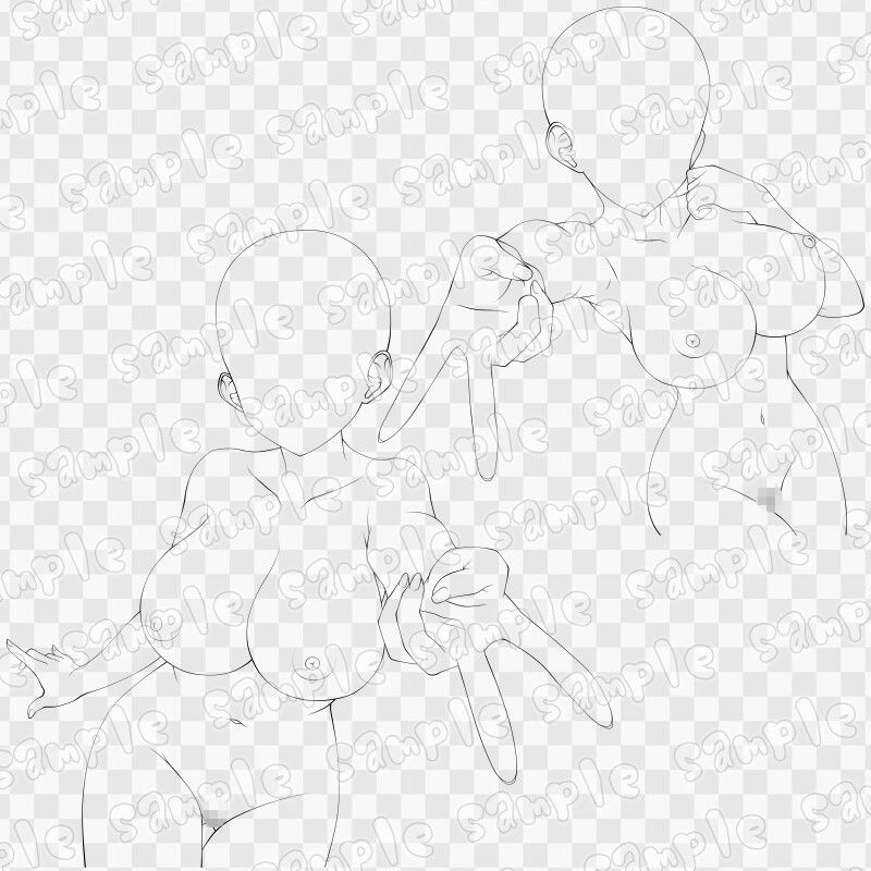 線画素材集［手］124 - サンプル画像 2