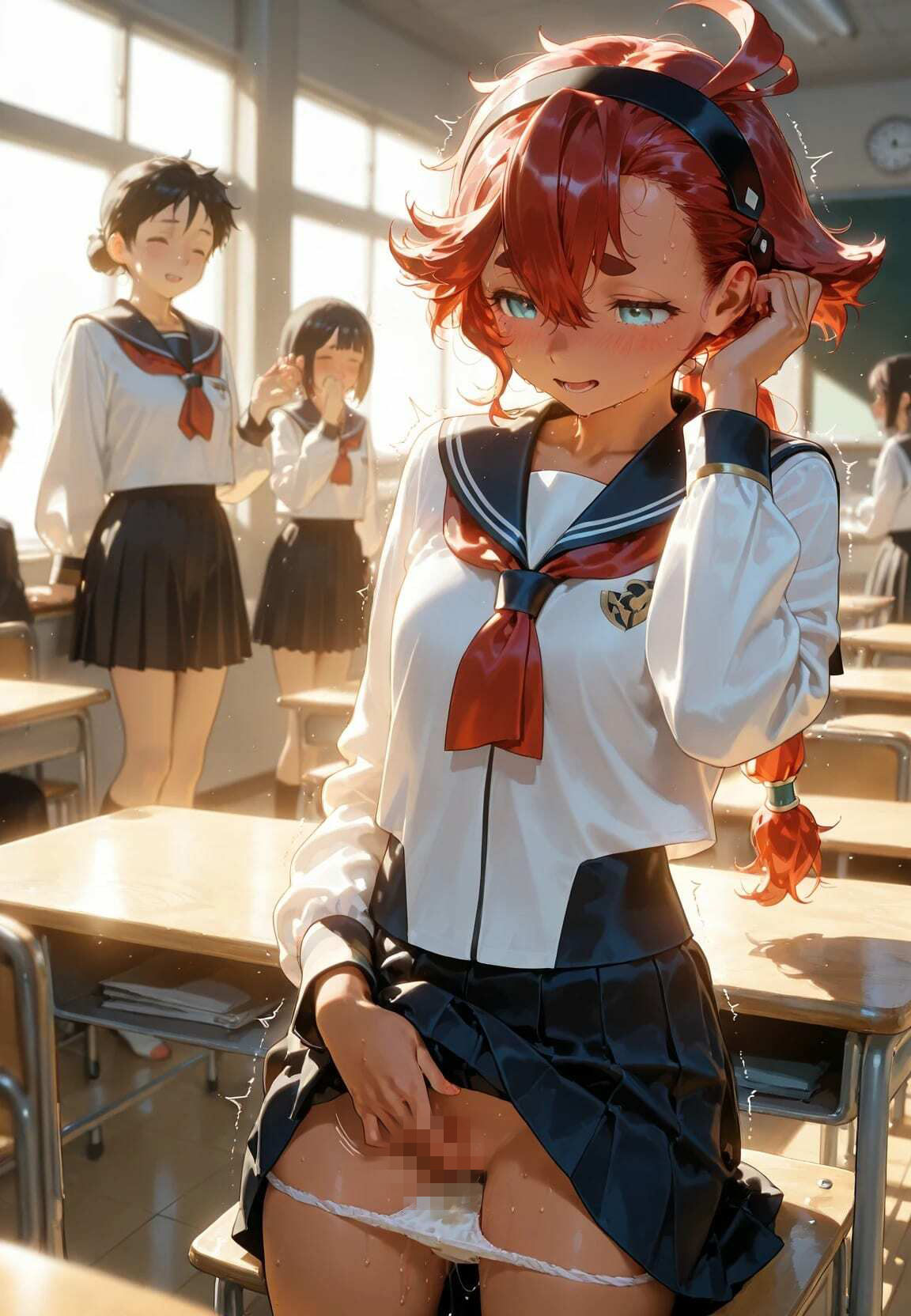 みんなの前で晒し者 （はーと） 野外露出全部盛り 機〇戦士ガンダム 水星の魔女 - サンプル画像 2