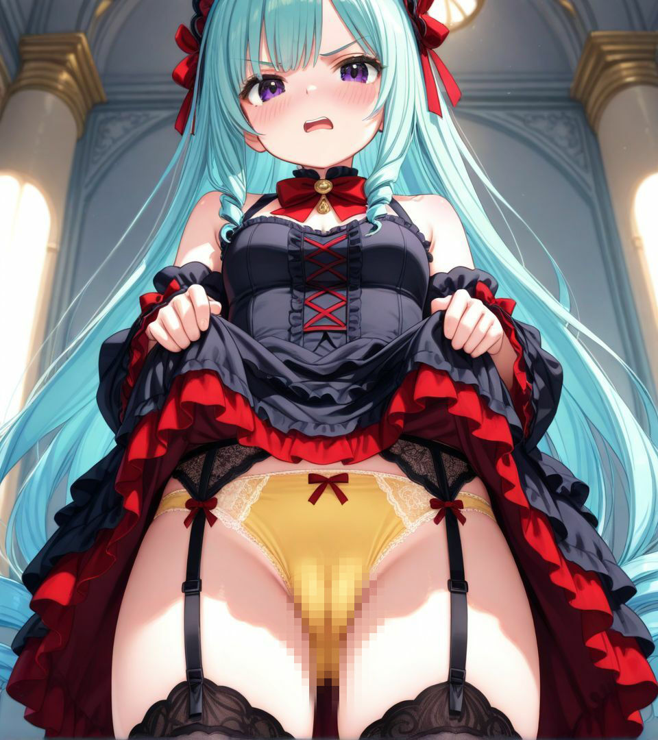 異世界召喚ガチャ_貴族のお嬢様に色んなパンツを履いてもらった - サンプル画像 3