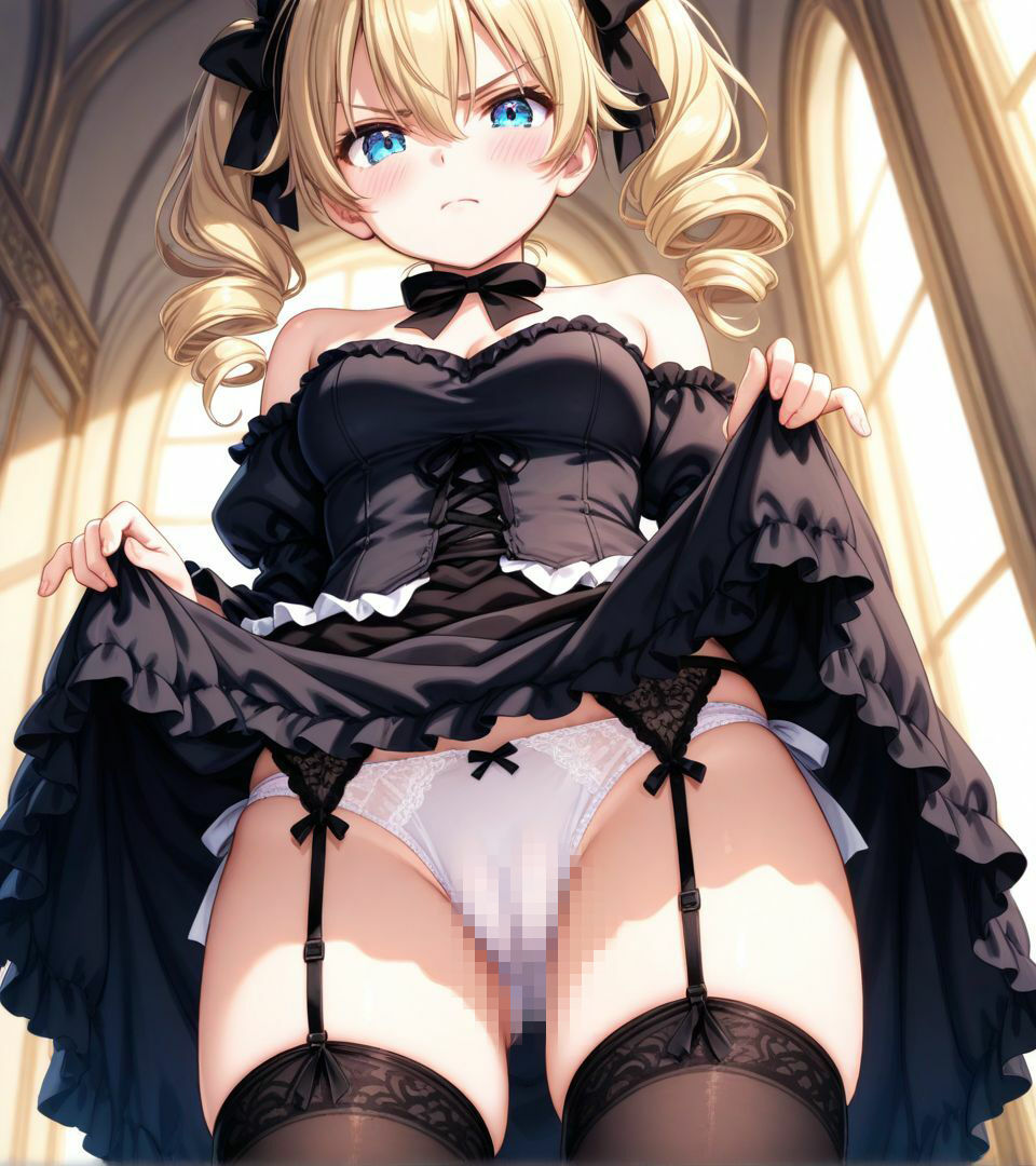 異世界召喚ガチャ_貴族のお嬢様に色んなパンツを履いてもらった - サンプル画像 8