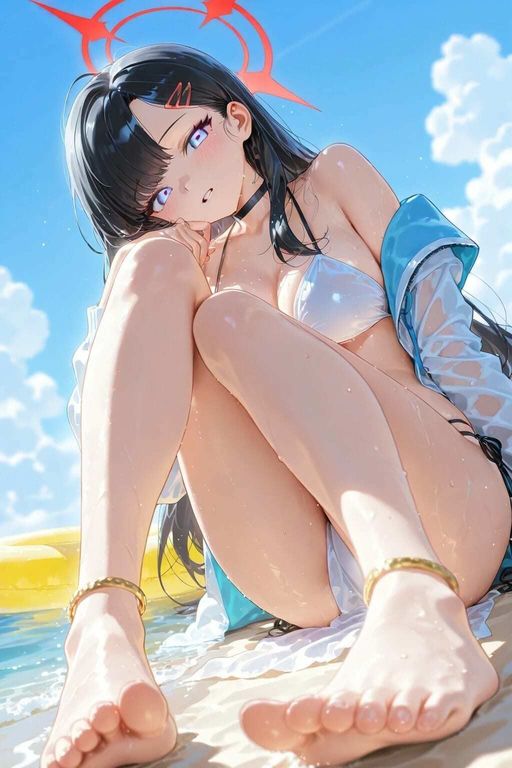 コスプレ彼女のヒミツ日記 ブ〇ーアーカイブ 5 - サンプル画像 6