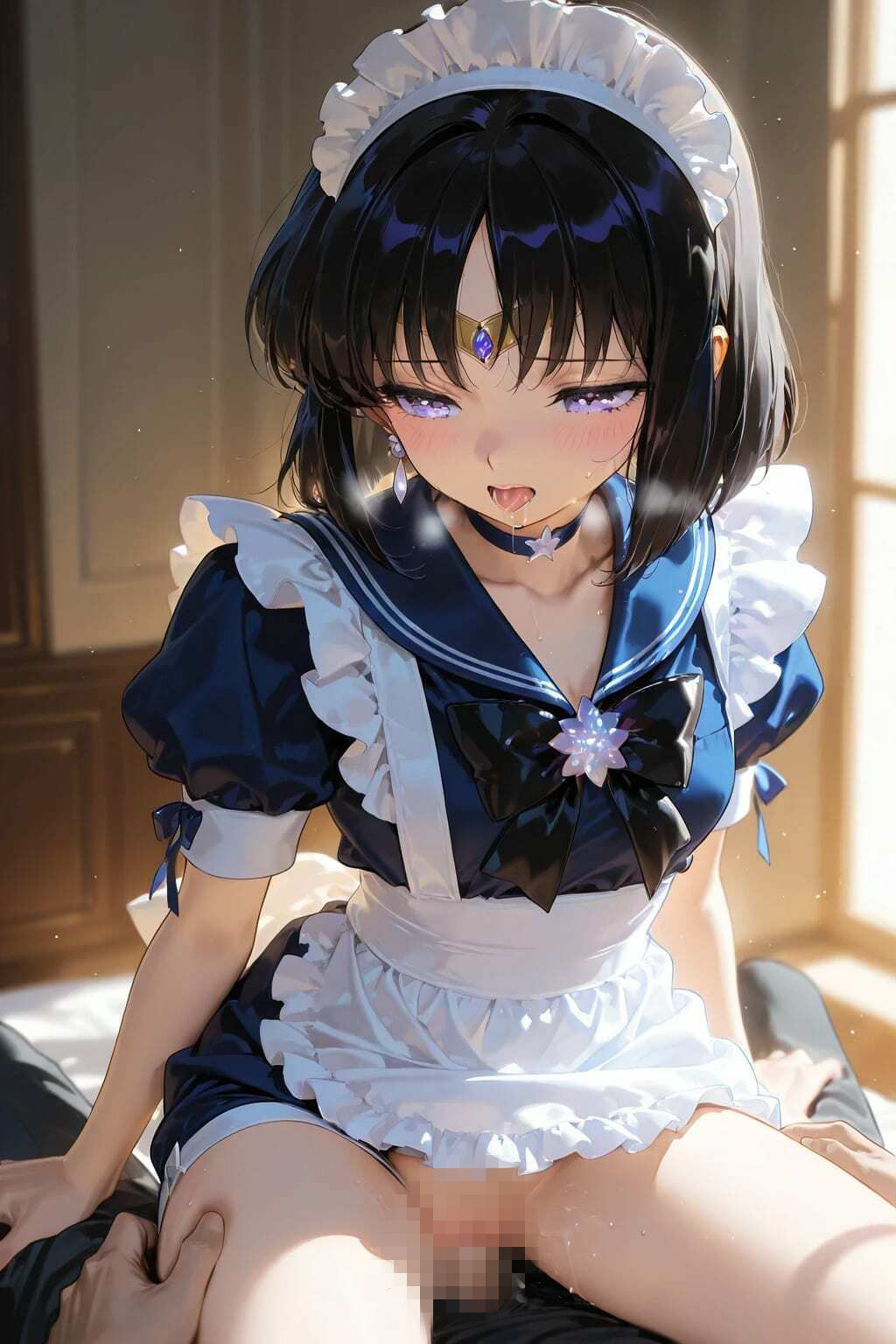 コスプレナイト 〜ネコミミ＆メイドと家で海辺で〜 セ〇ラームーン 2 - サンプル画像 9