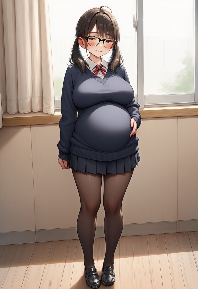 幼なじみ地味子とsexして妊娠させて出産させてを2回 - サンプル画像 7