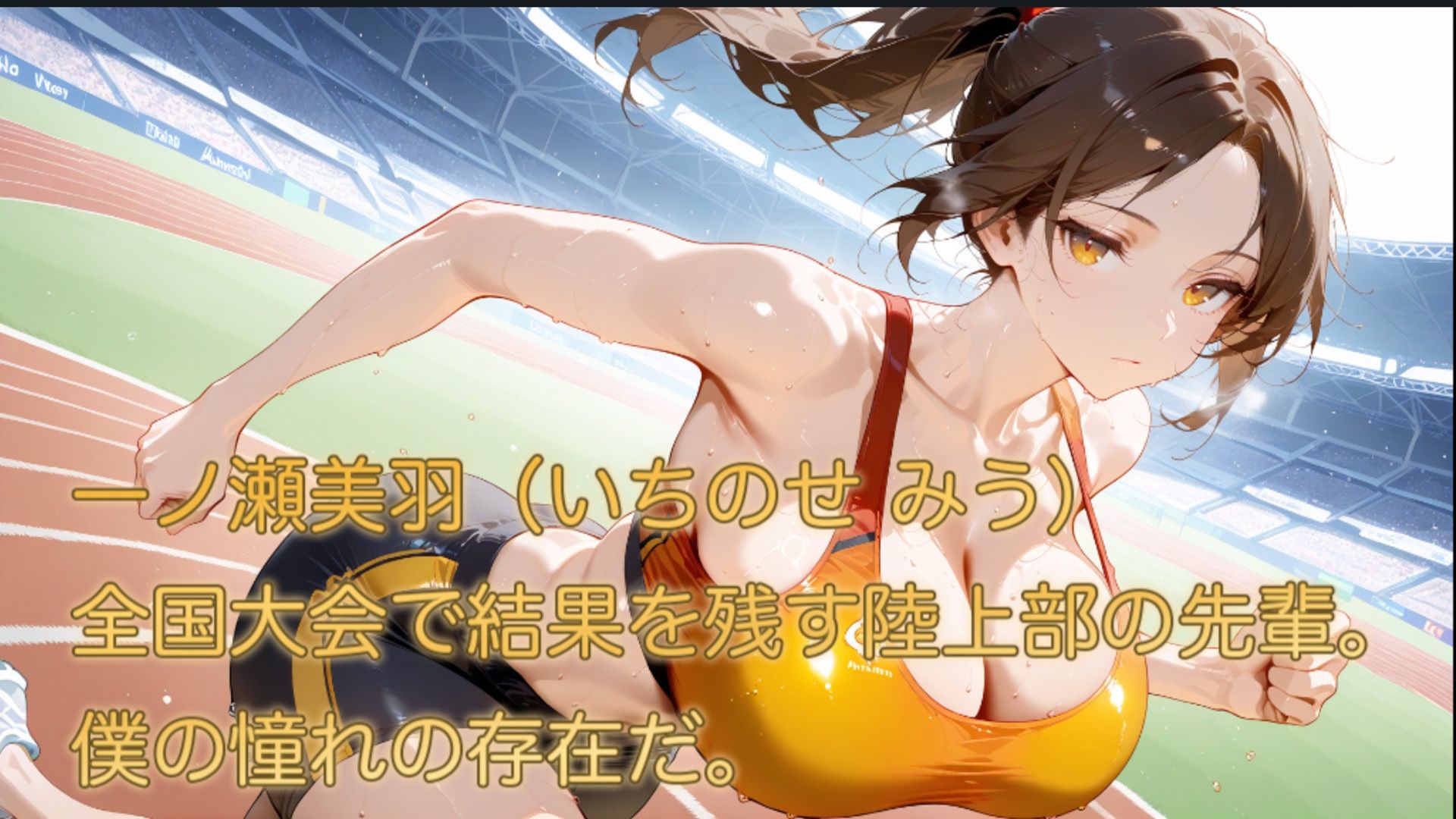 【4K】クールなジト目陸上部エース先輩が僕だけと居残り汗だくSEX - サンプル画像 2