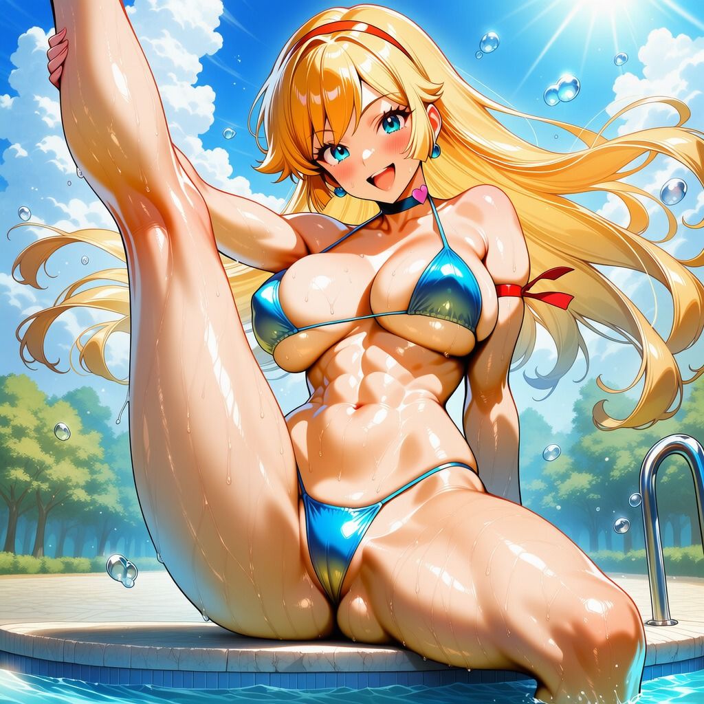 ハニーさんのイラスト集  〜豊満な双乳とムチムチしている下半身〜 - サンプル画像 6