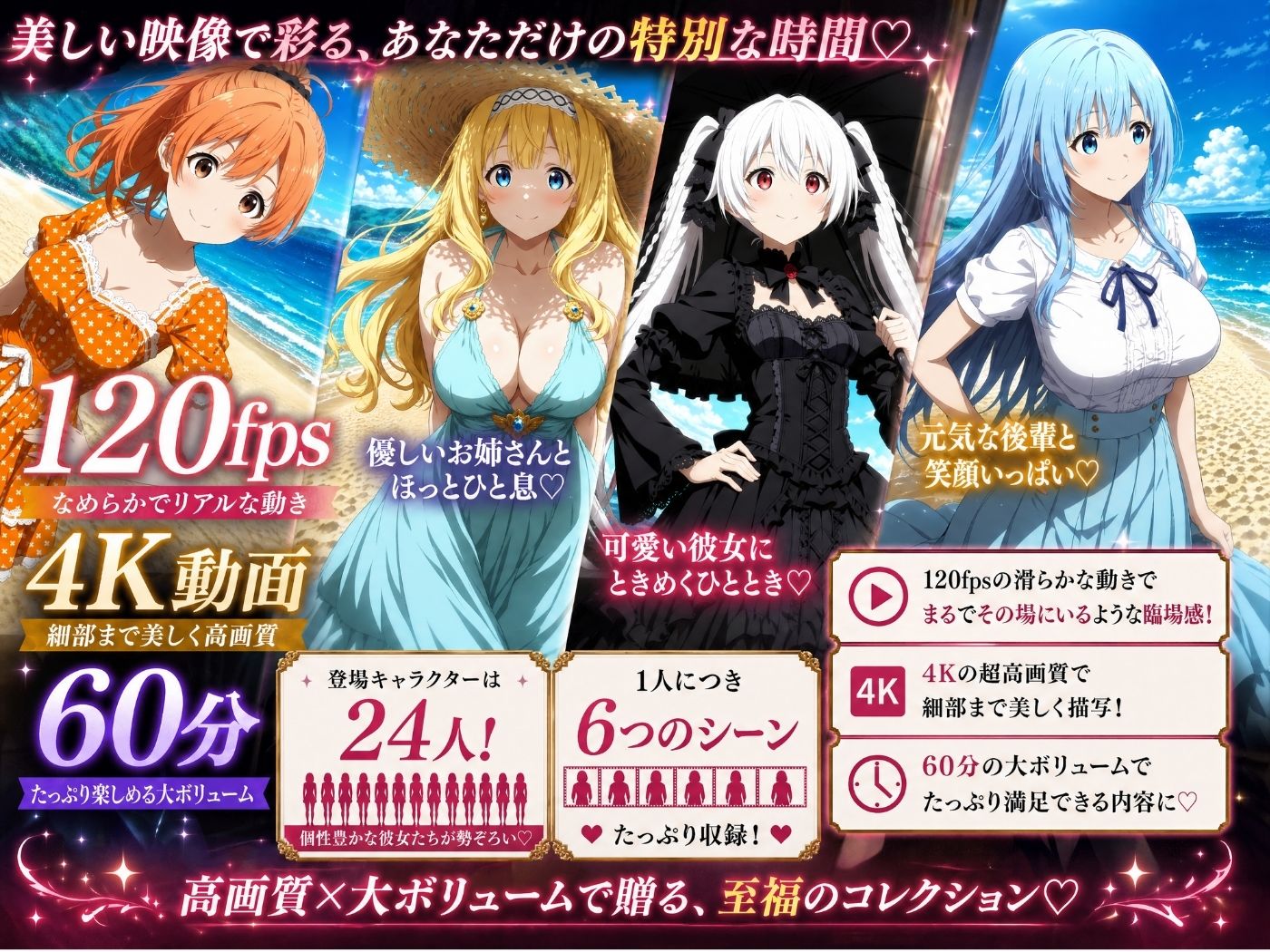 3年1組あなたの彼女 〜学園生活で出会う最高の彼女たちとの物語〜【修学旅行編】 - サンプル画像 1