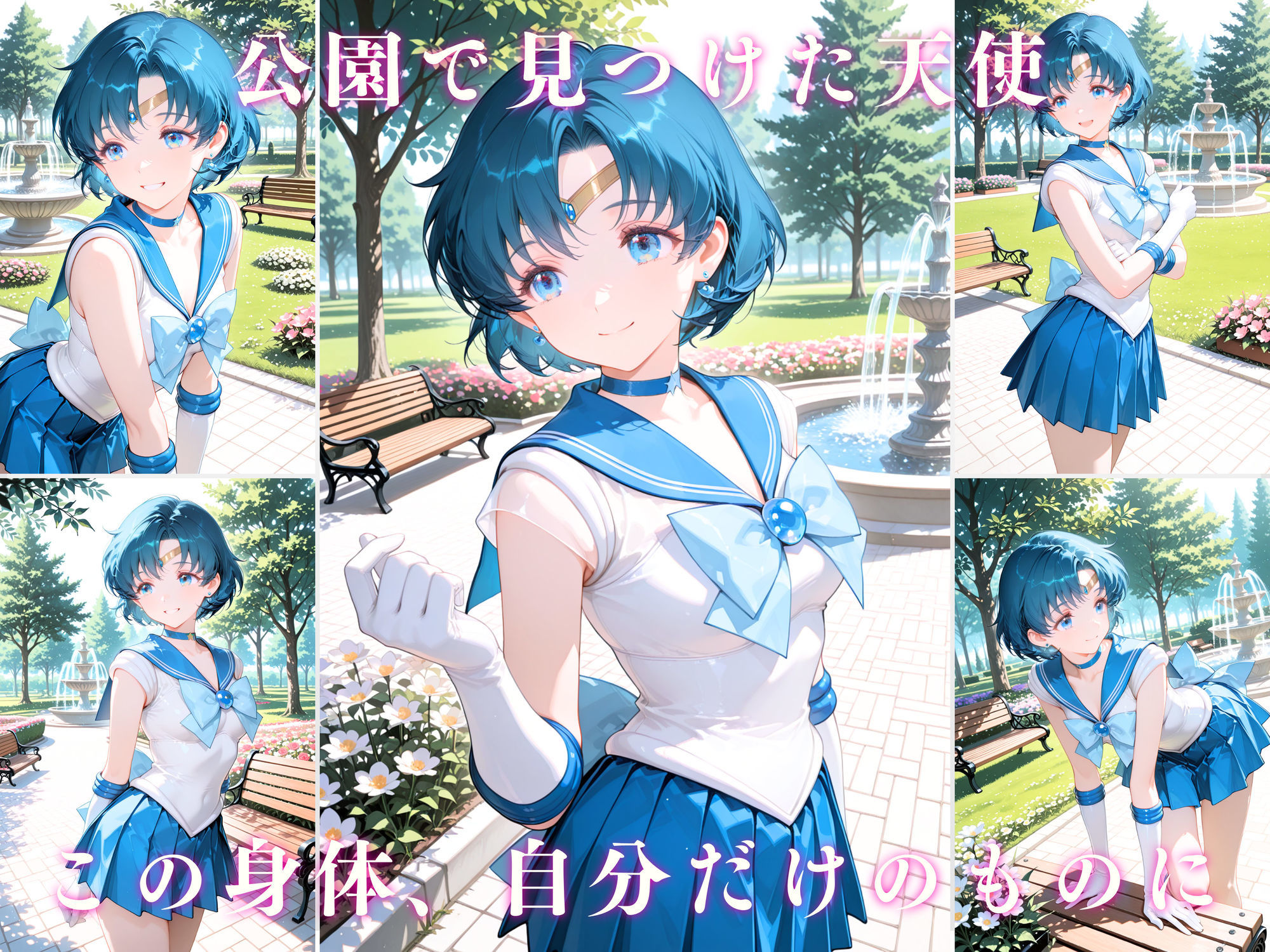 【4K動画付き】セーラーマ〇キュリー 催●支配:公園で見かけたカワイイあの子を犯したいー 4K高画質 美少女戦士セーラ〇ムーン 水野亜〇 - サンプル画像 1