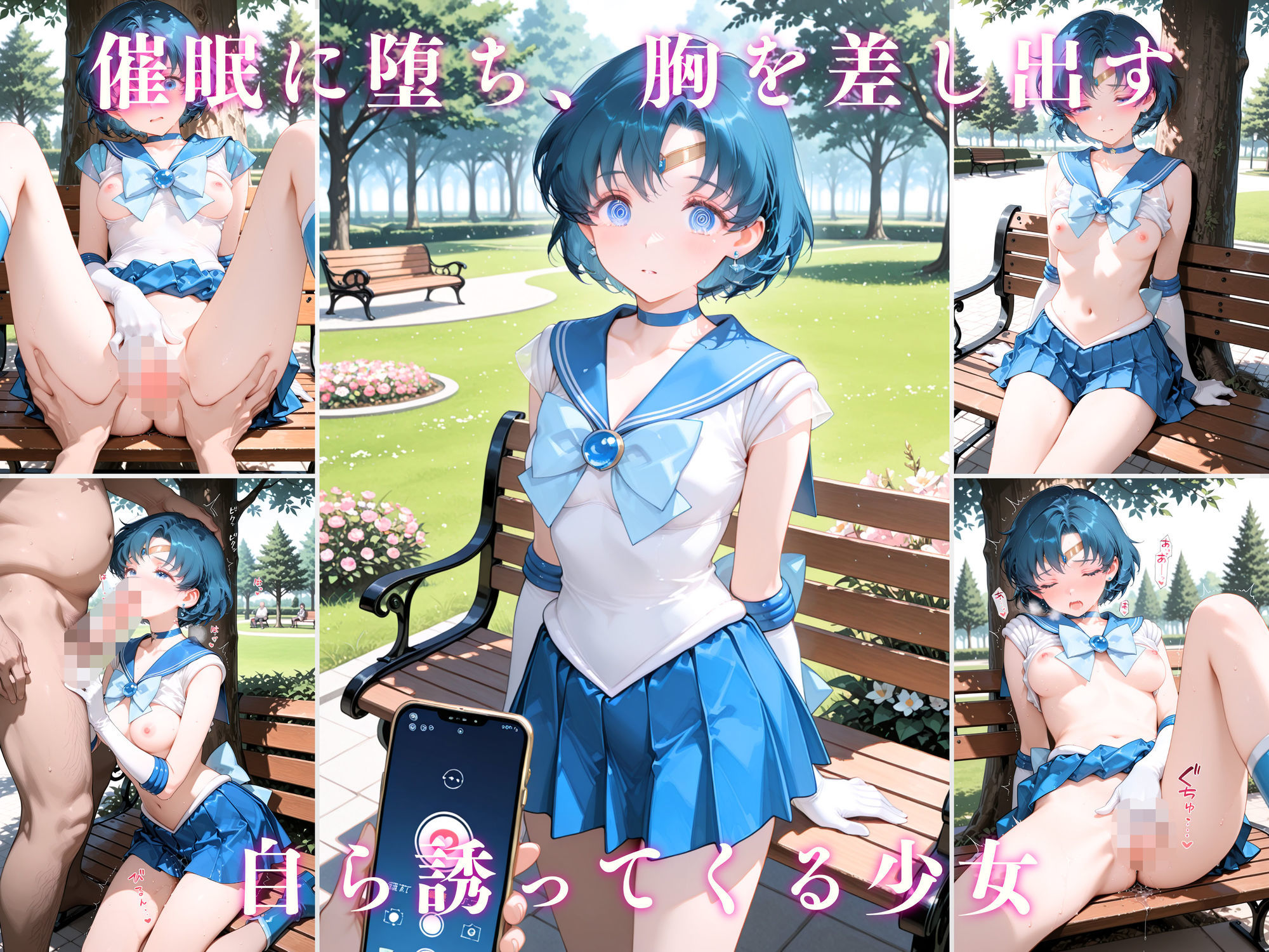 【4K動画付き】セーラーマ〇キュリー 催●支配:公園で見かけたカワイイあの子を犯したいー 4K高画質 美少女戦士セーラ〇ムーン 水野亜〇 - サンプル画像 2