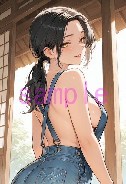 裸オーバーオールの女の子に見下していただく画像集 - サンプル画像 9