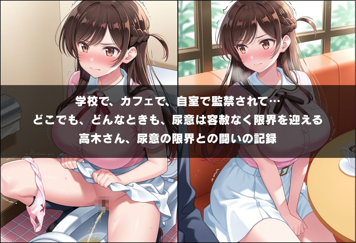 尿意の限界 彼女、おもらしします 水原千鶴 - サンプル画像 1