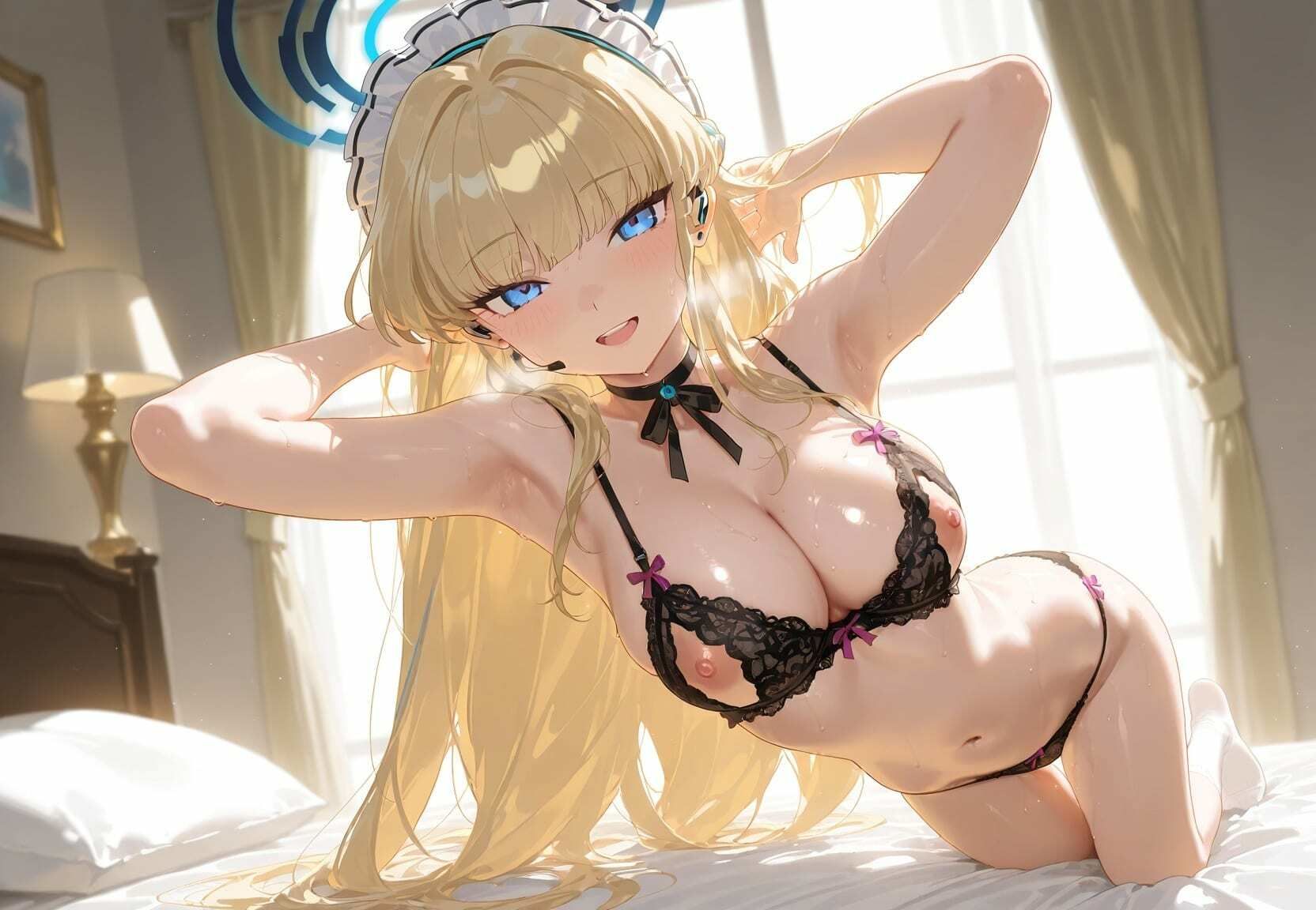 お兄ちゃん専用精液サーバーになりました（はーと） ブ〇ーアーカイブ - サンプル画像 8