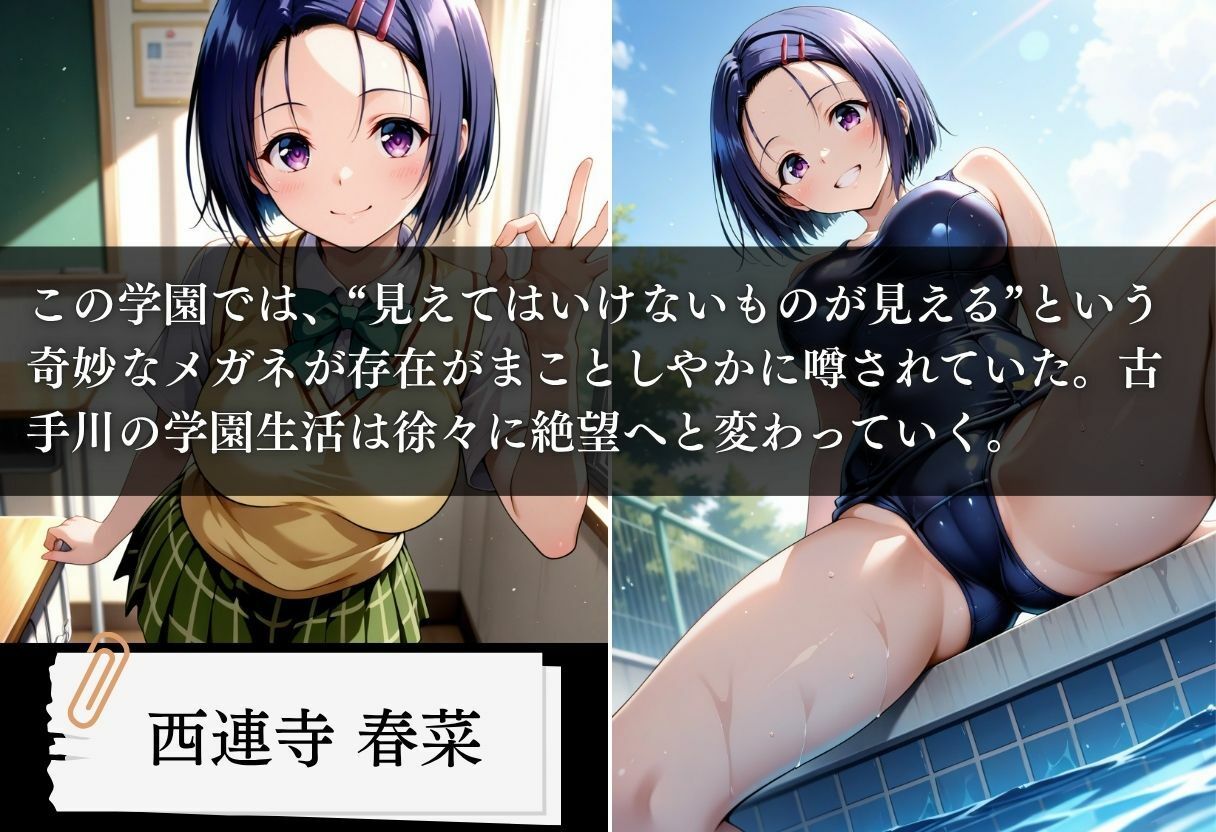 極上透視メガネ 〜西連寺春菜編〜 - サンプル画像 1