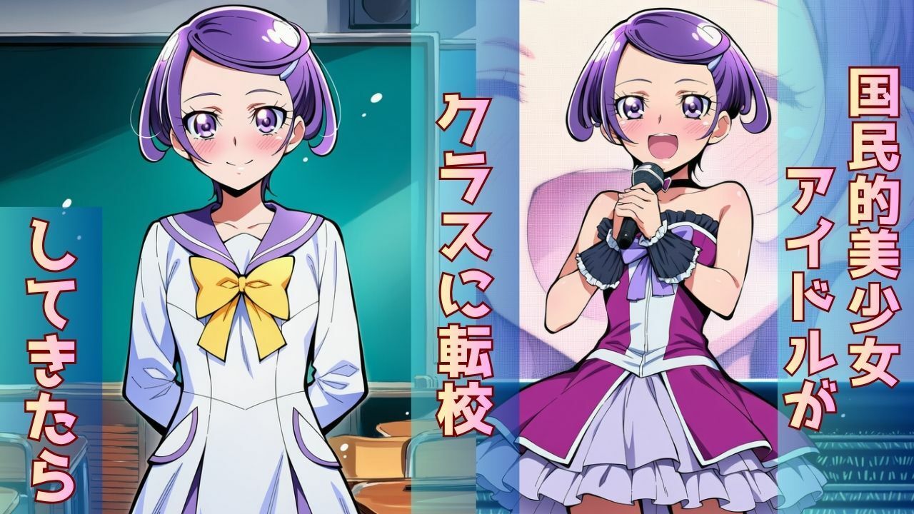 転校してきた国民的アイドルがクラスのスケベ男子にさんざん犯●れて、ついに「完堕土下座」する話 - サンプル画像 1