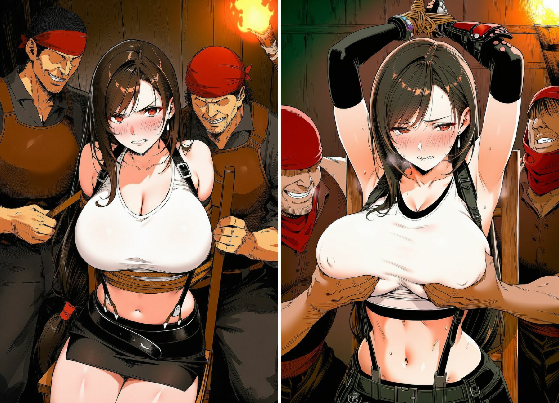 かくとう娘の陥落記〜縛られ焦らされ自分から腰を振るまで〜 - サンプル画像 1