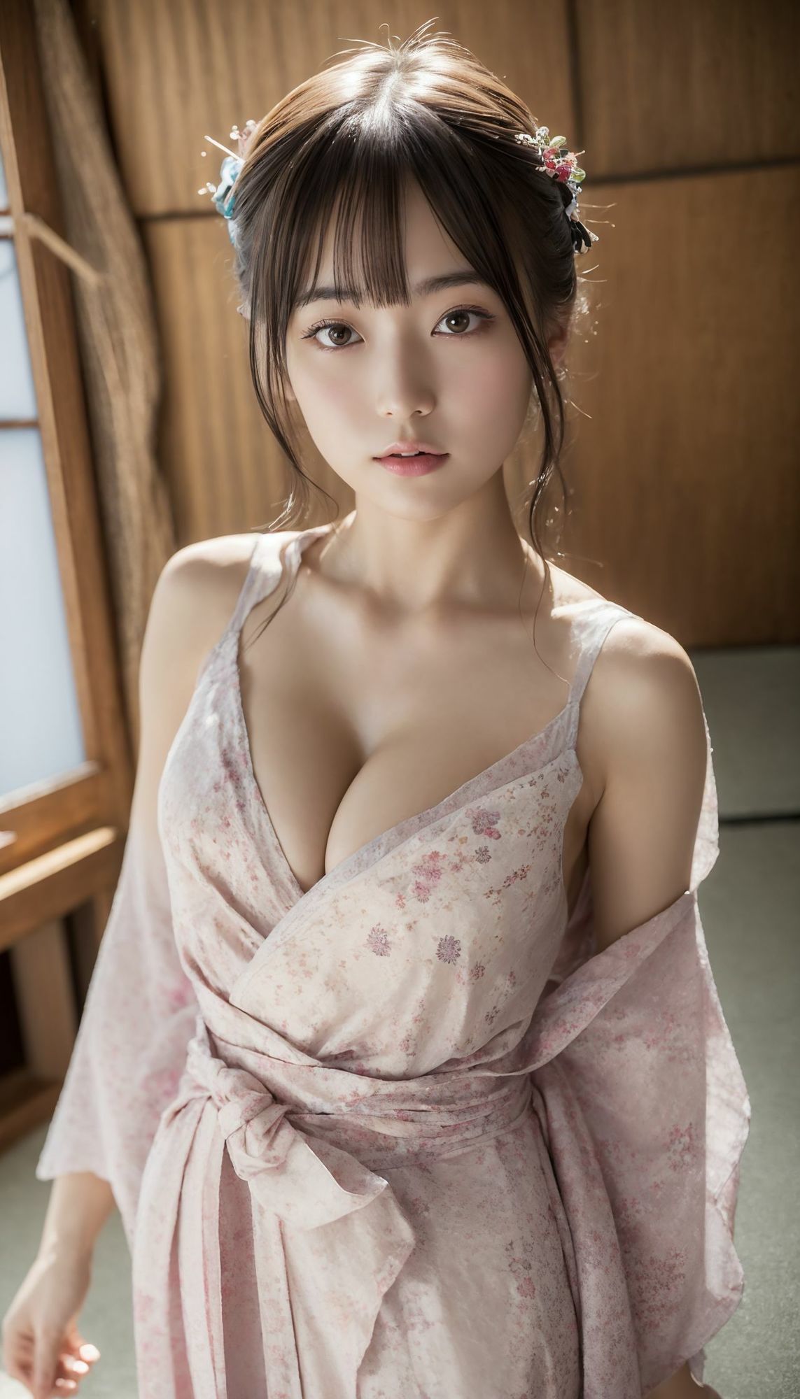 大和撫子 秘められた胸の谷間 第四巻 乱れた浴衣の裾から覗く、美しき誘惑 - サンプル画像 4