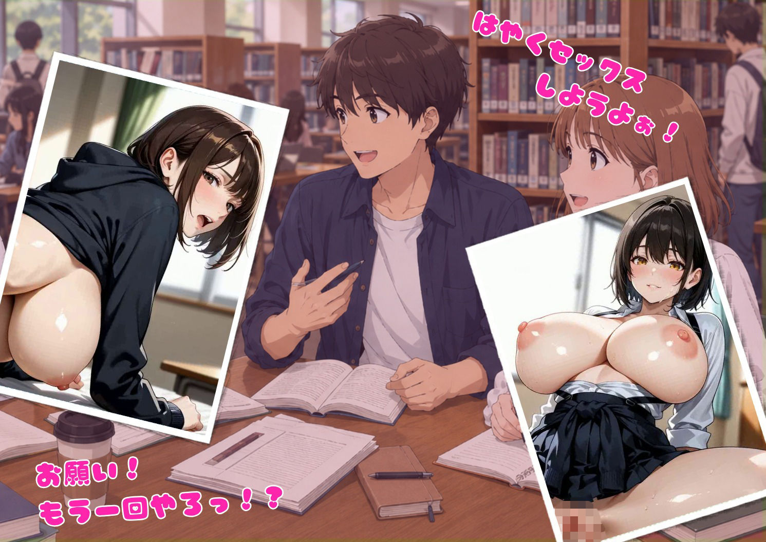 【4K120FPS】大学入学したら美女だらけで毎日中出しセックスざんまいだった件 - サンプル画像 1