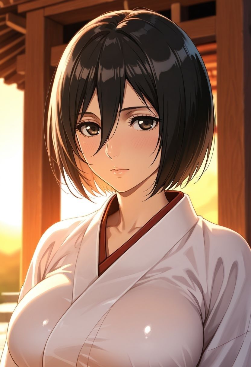 もしも。。。このキャラが巫女だったら〜ミ〇サ〜 - サンプル画像 1
